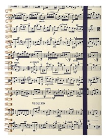 Carnet de note piano