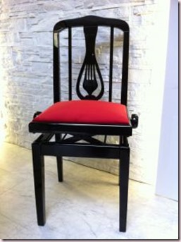 chaise piano réglable