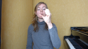 Exercice d'échauffement piano