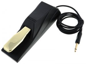 Pédale de clavier électrique unique