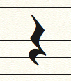 Symbole de soupir en musique